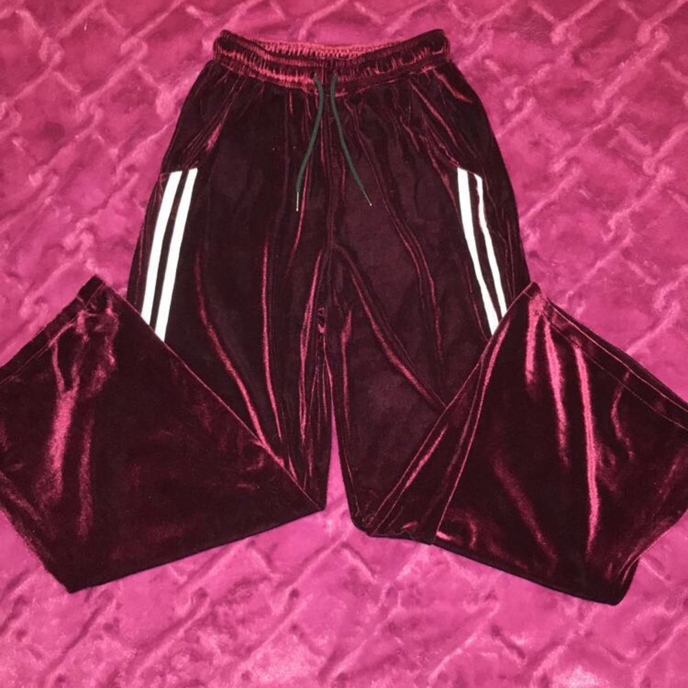 Flowy Pants (Burgundy)